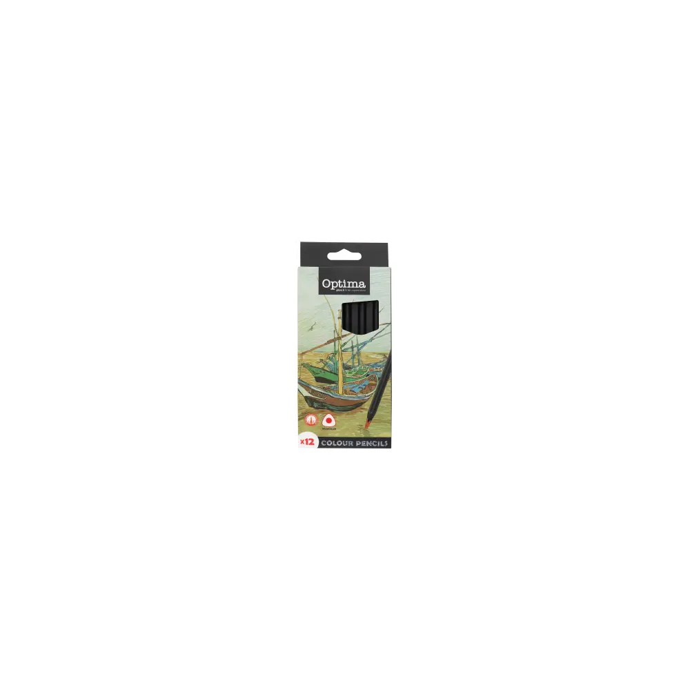 Barvice OPTIMA trikotne 12/1 karton