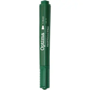 Permanentni marker Optima, zelen