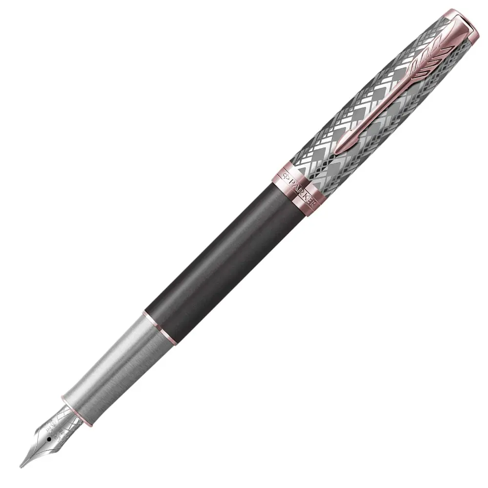 Nalivno pero PARKER Sonnet metal siva