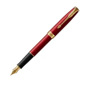 Nalivno pero PARKER Sonnet core rdeča