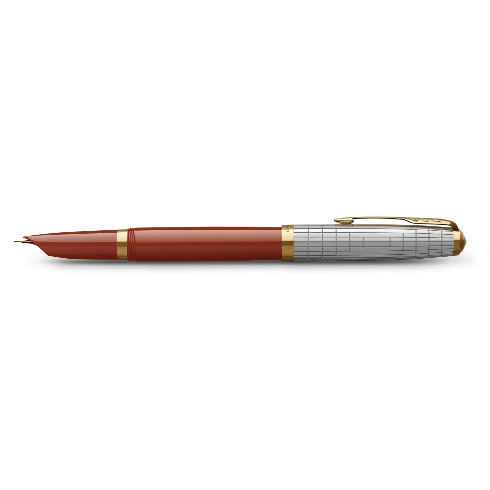 PERO NAL. PARKER 51 PREM. RDEČA GT 18K