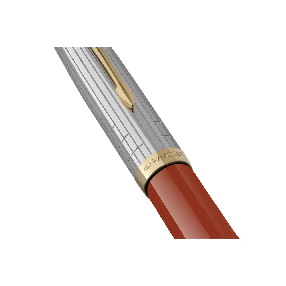 PERO NAL. PARKER 51 PREM. RDEČA GT 18K