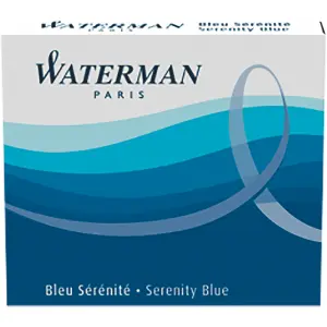 Bombice Waterman modre mini 6/1