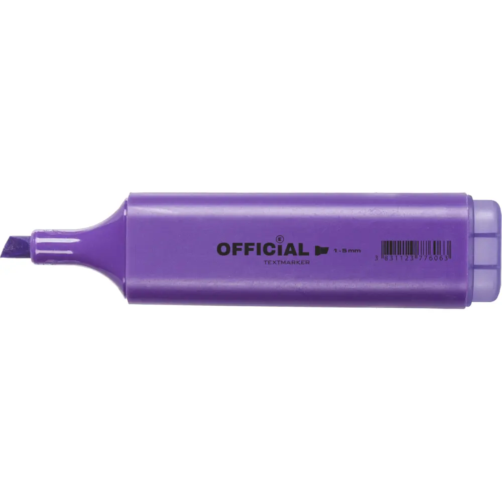Označevalec besedila Official, vijoličen