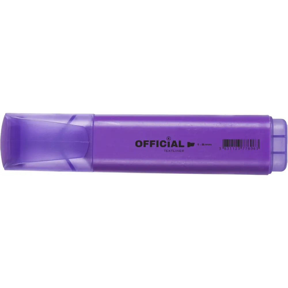 Označevalec besedila Official, vijoličen