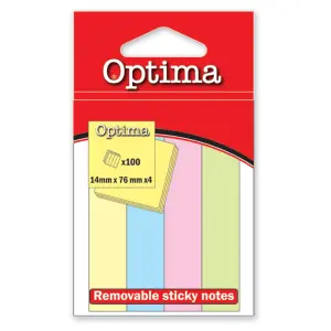 Samolepilni označevalci strani OPTIMA