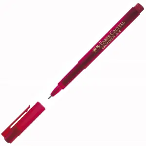 Flomaster Faber-Castell Broadpen rdeč