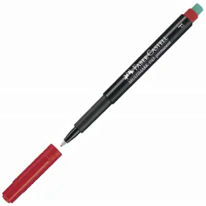 Marker Faber-Castell OHP F rdeč