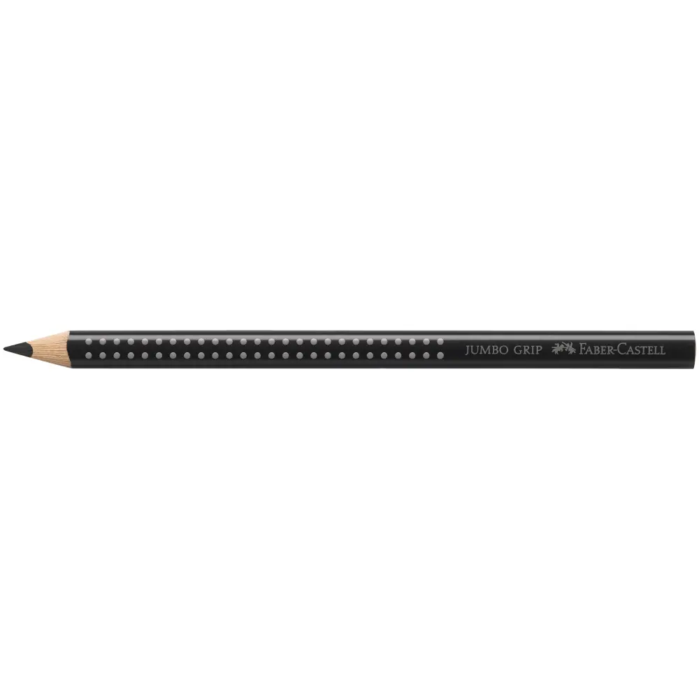Barvica FABER-CASTELL, grip jumbo črna