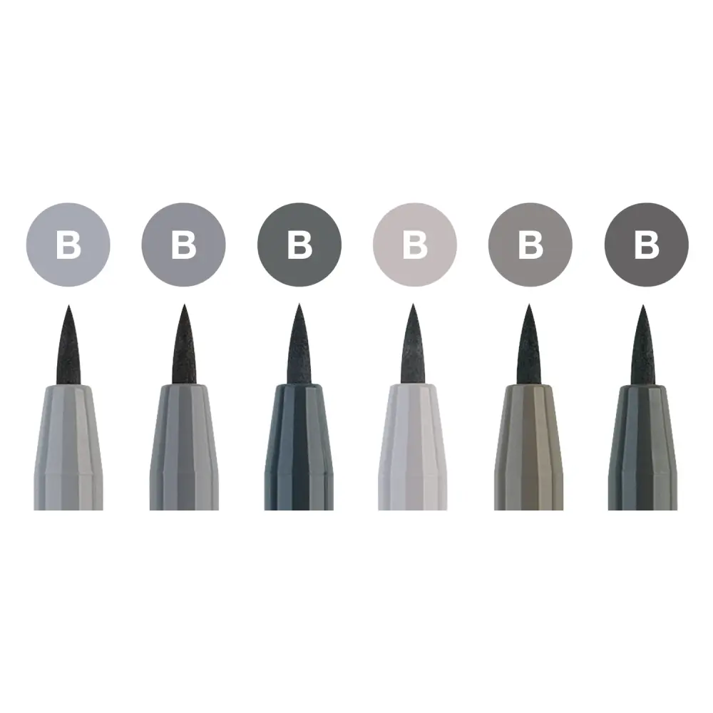Flomastri Faber-Castell Pitt B Siva 6/1