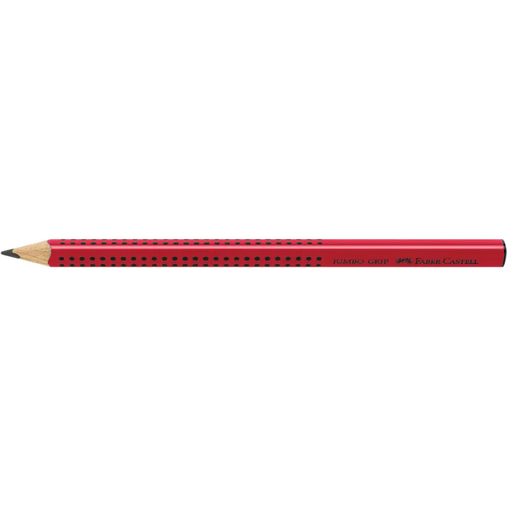 Svinčnik FABER-CASTELL, grip jumbo rdeč