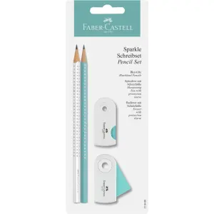 Set Faber-Castell Sparkle bela/turkizna