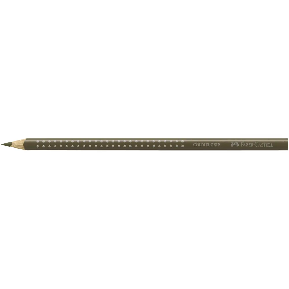 Barvica FABER-CASTELL, grip rjavo olivna