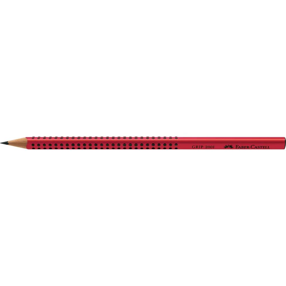 Svinčnik FABER-CASTELL, grip rdeč