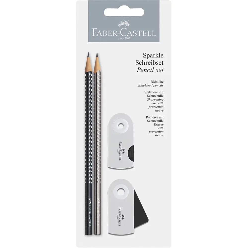 Set Faber-Castell Sparkle sreb./čr 2018