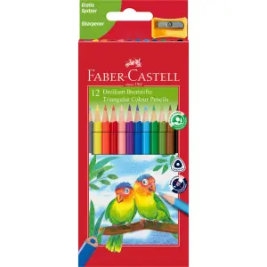Barvice Faber-Castell Eco 12 + šilček