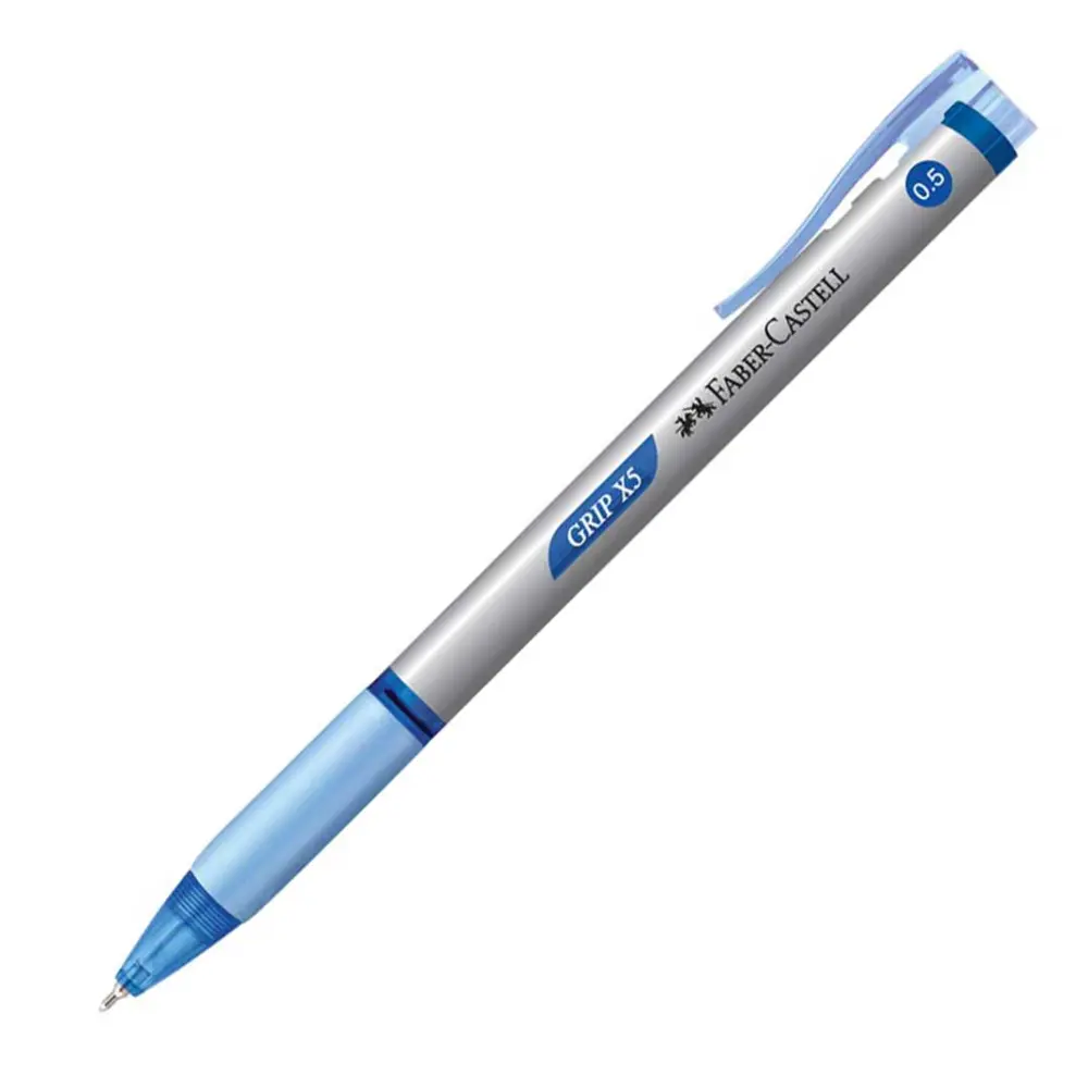 Kemični sv. Faber-Castell Grip X5 modr