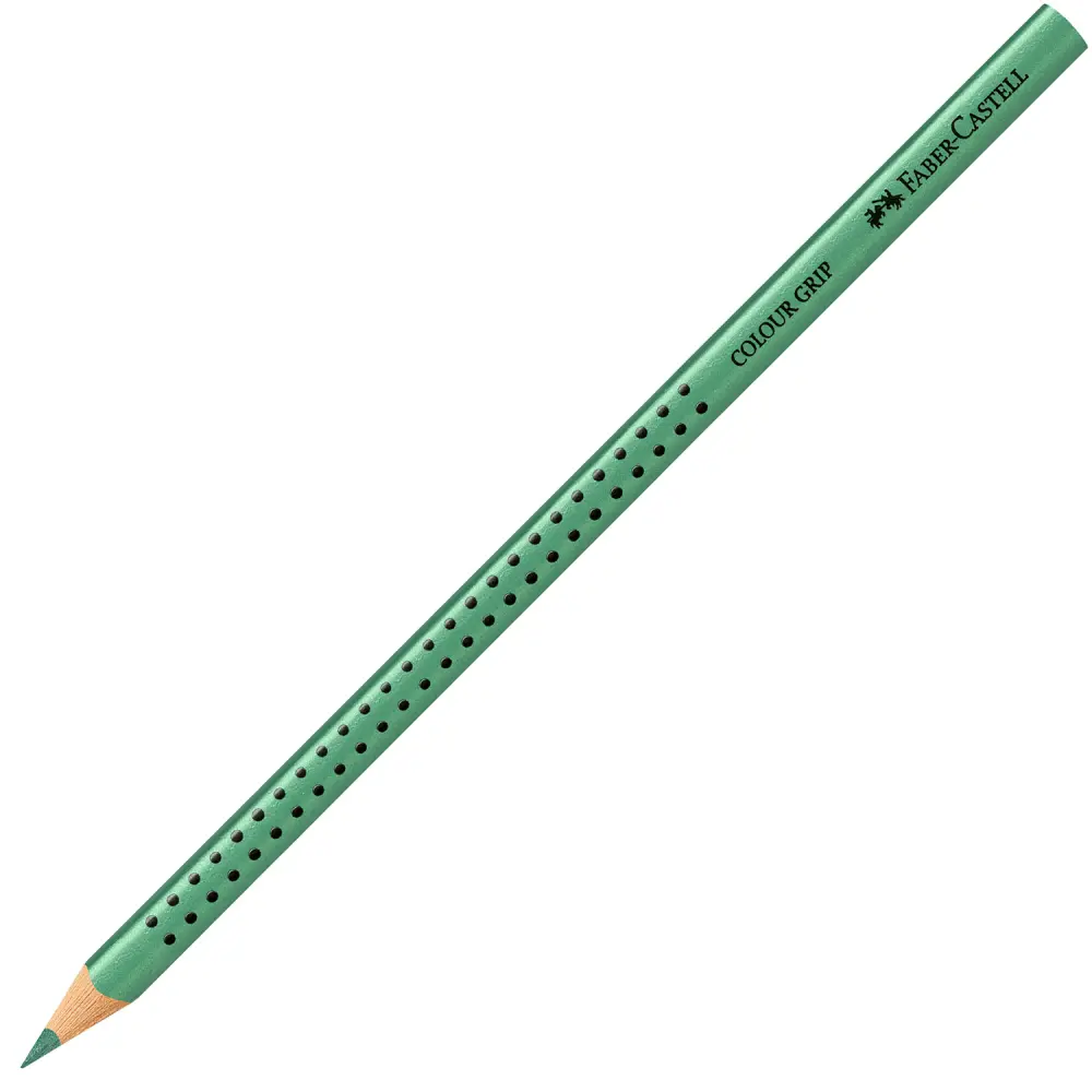 Barvica FABER-CASTELL, grip metal zelena