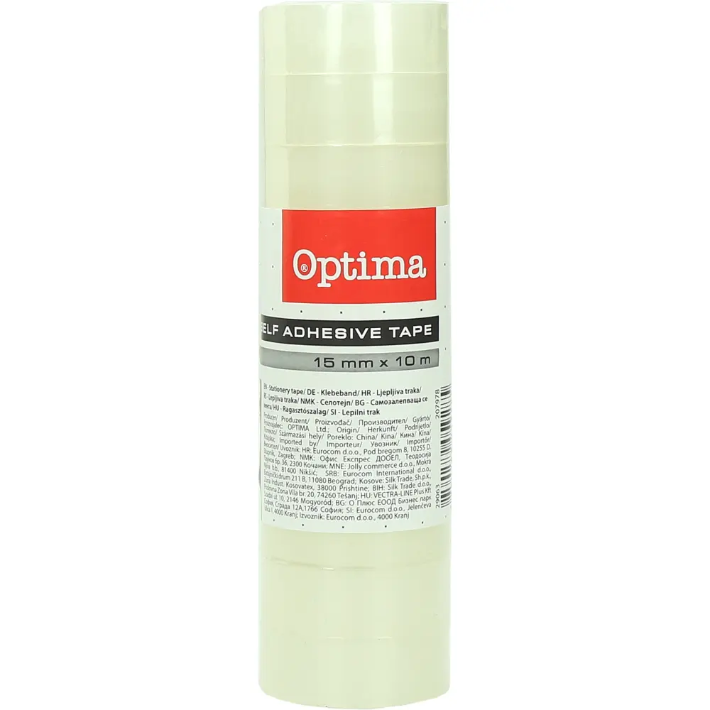 Lepilni trak 15mm  x  10m, prozoren