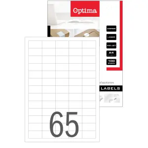 Etikete laser Optima 38 x 21,2mm