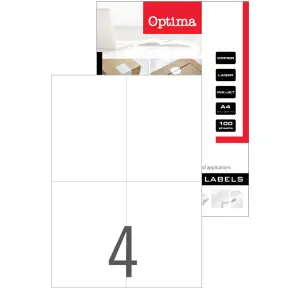 Etikete laser Optima 105 x 148mm