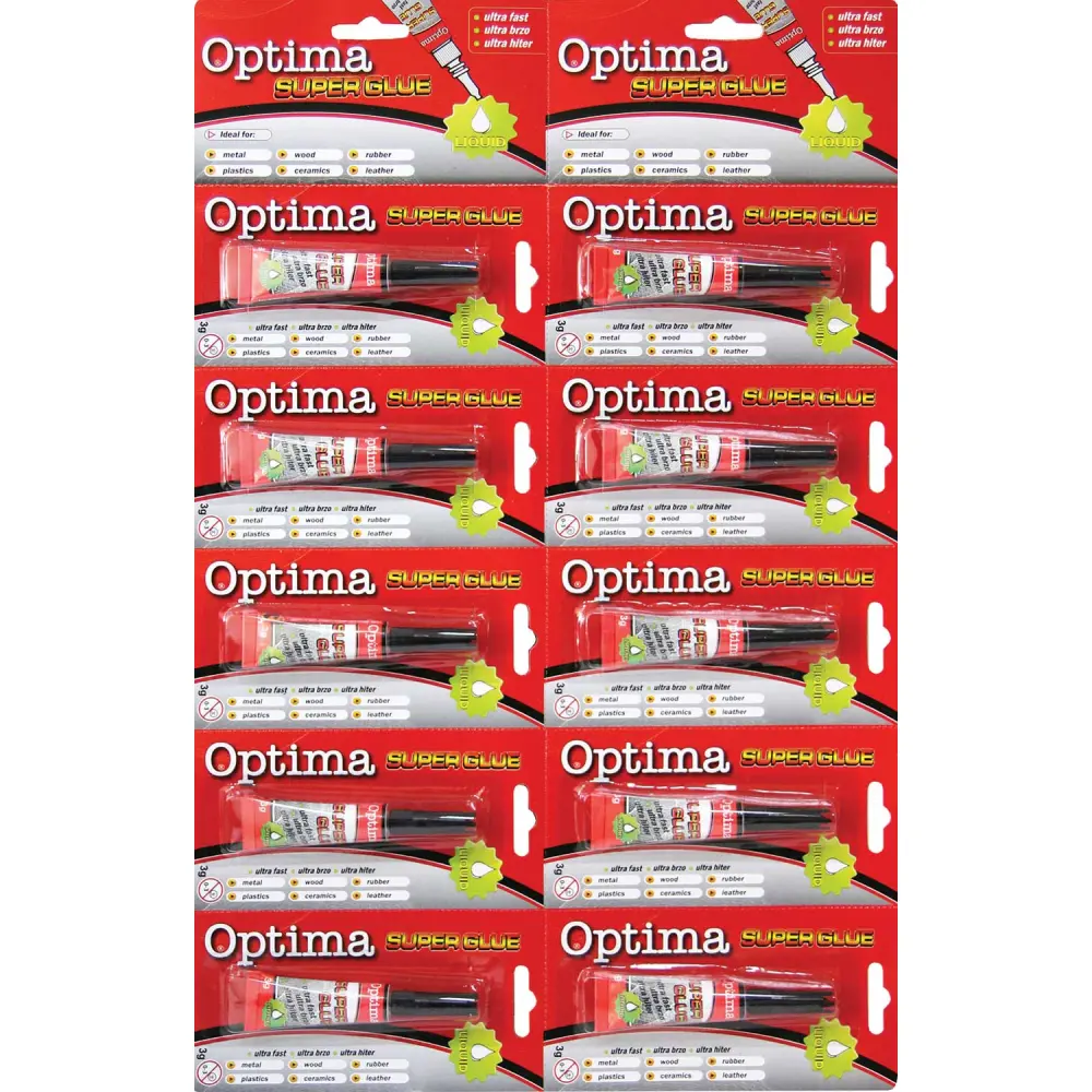 Sekundno lepilo OPTIMA, 3g