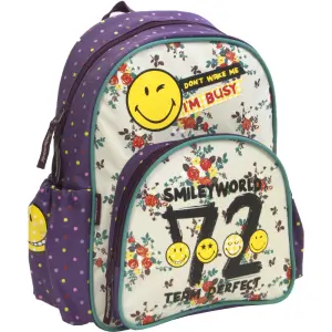 Nahrbtnik kids Smiley 2 bež/vijola
