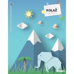 Lepljen kolaž A3