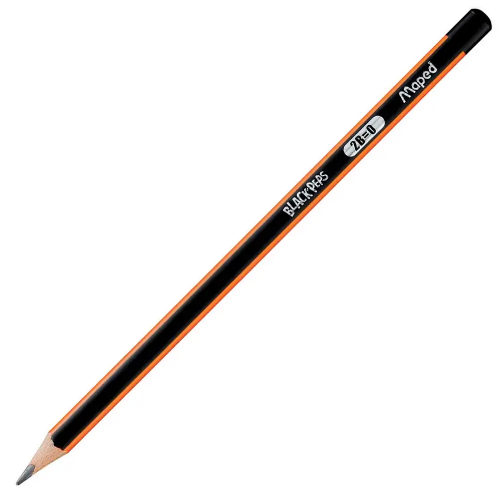 Grafitni svinčnik Maped Black'peps 2B