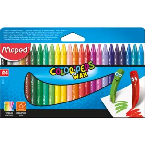 Voščene barvice MAPED Wax 24/1