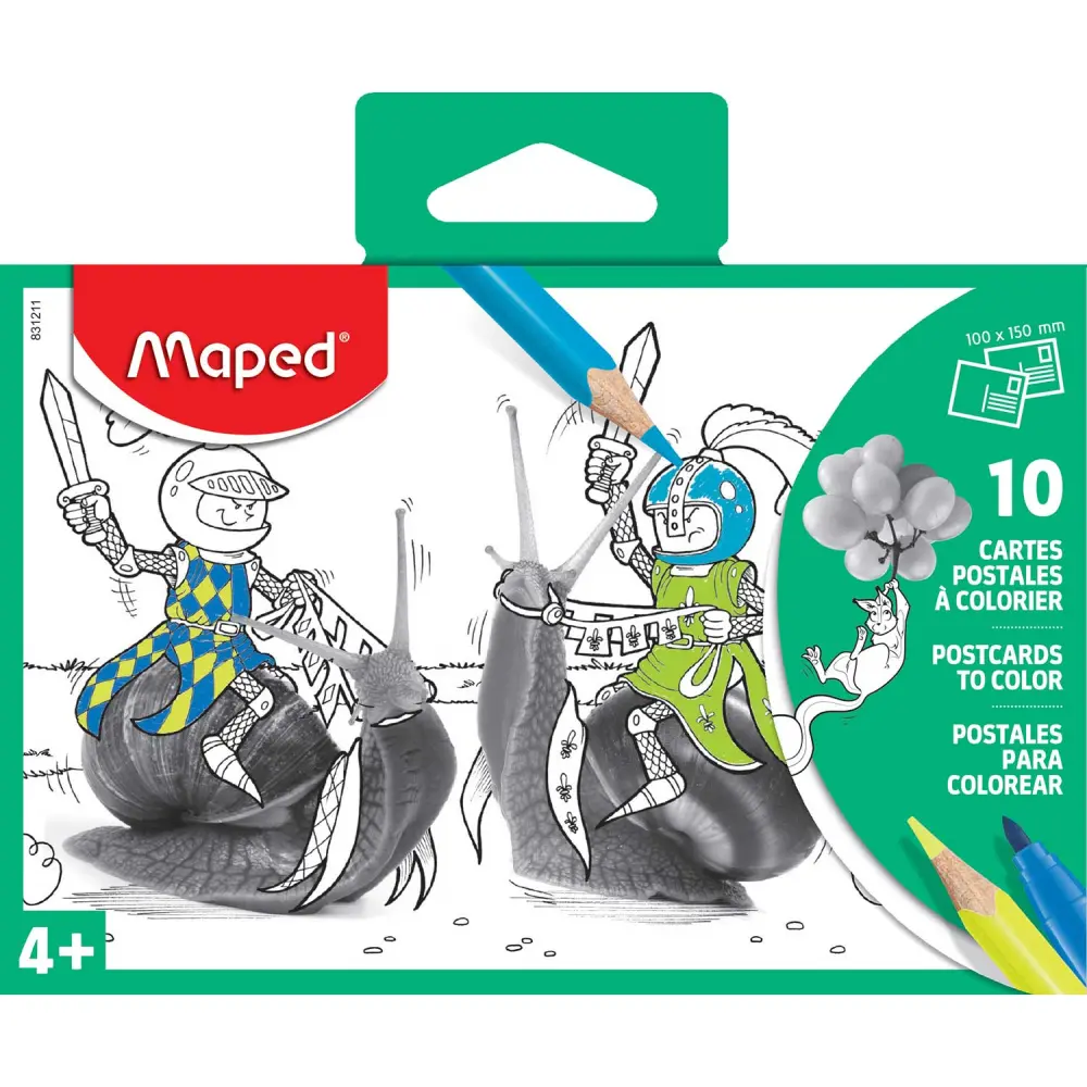 Pobarvanka MAPED - Razglednice