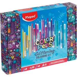 Kreativni set MAPED glitter barvni set