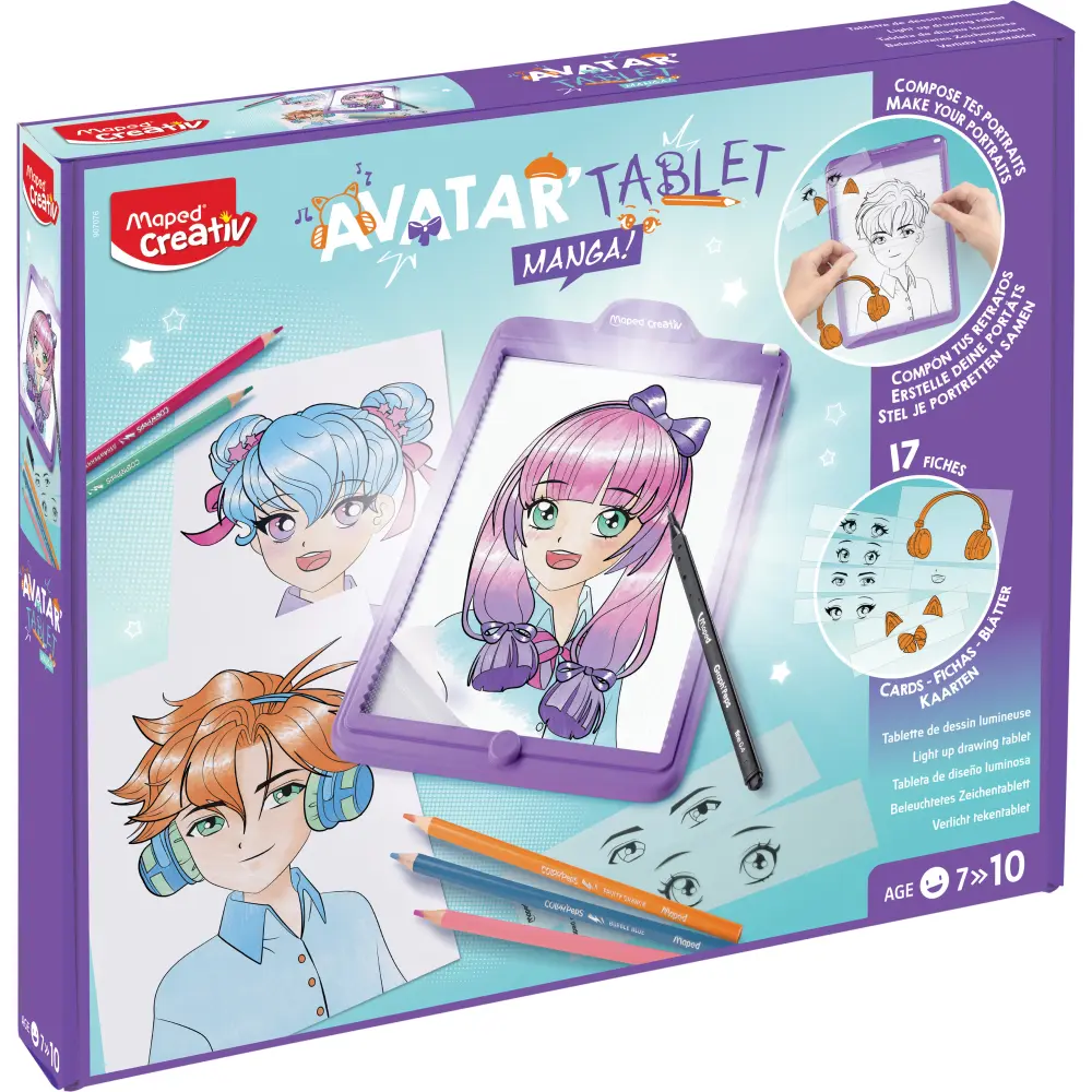 SET KREATIVNI MAPED AVATAR MANGA TABLICA