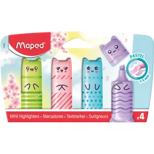 MARKER FLUO MAPED PASTEL MINI 4/1