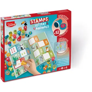 SET KREATIVNI MAPED ŠTAMP.ABECEDA&ŽIVALI