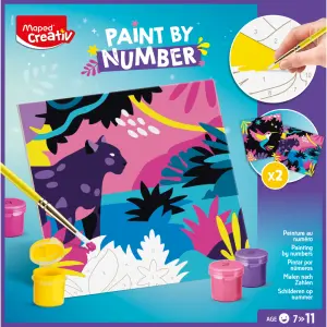 SET KREATIVNI MAPED BARV.PO ŠTEV. LEOPAR