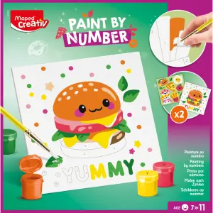 SET KREATIVNI MAPED BARV.PO ŠTEV. YUMMY
