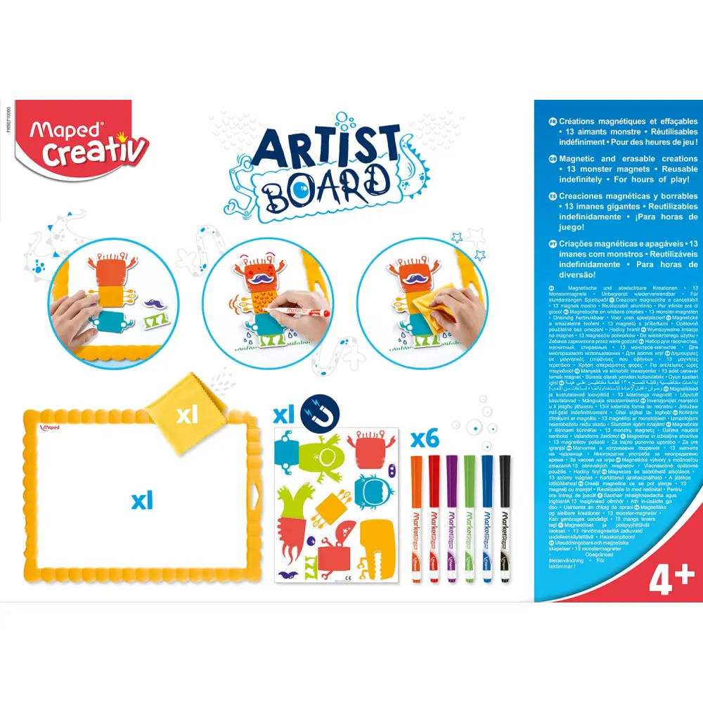 Kreativni set MAPED magnetna tabla