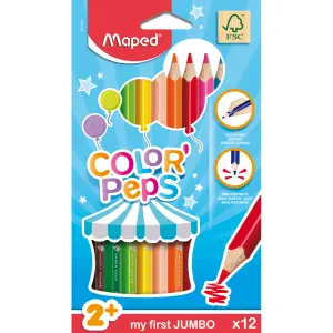 Trirobe barvice Maped Color'peps Maxi