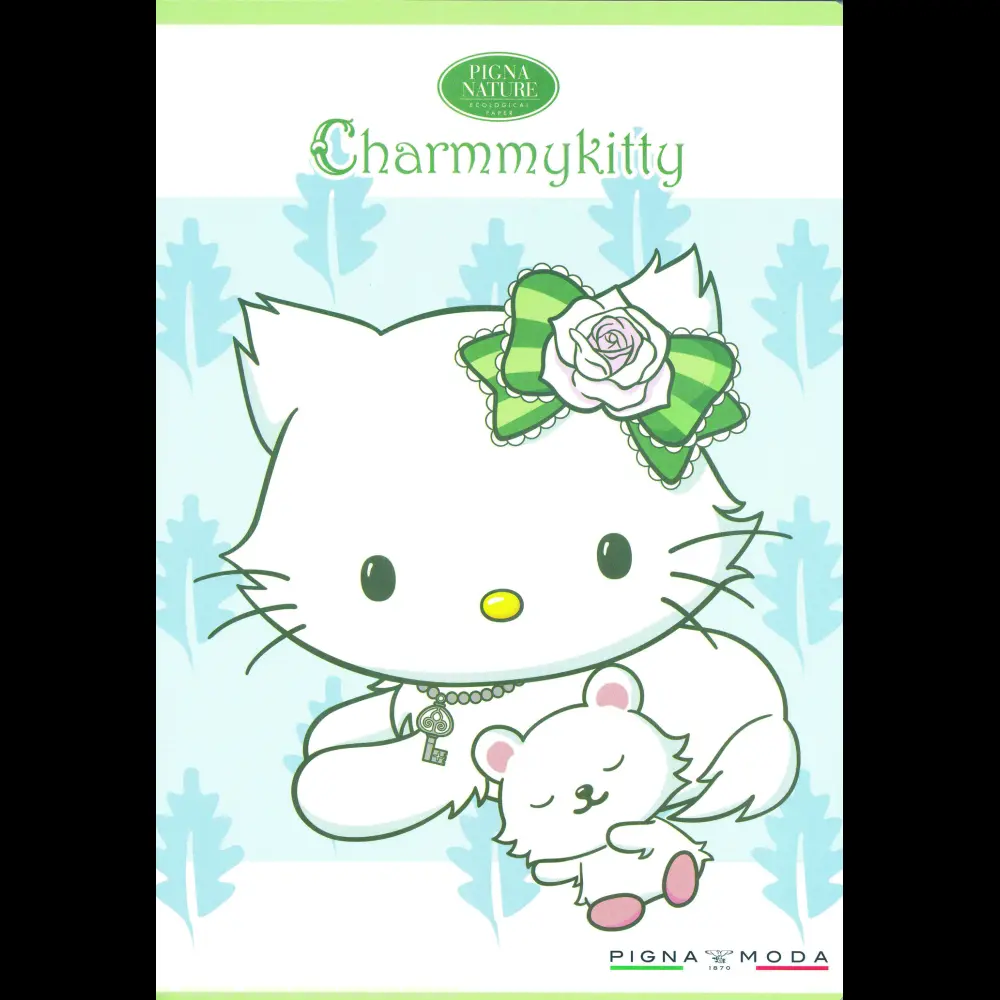 Zvezek Pigna Charmmy Kitty Eco A4 črte z