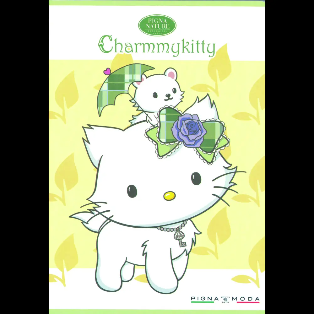 Zvezek Pigna Charmmy Kitty Eco A4 črte z