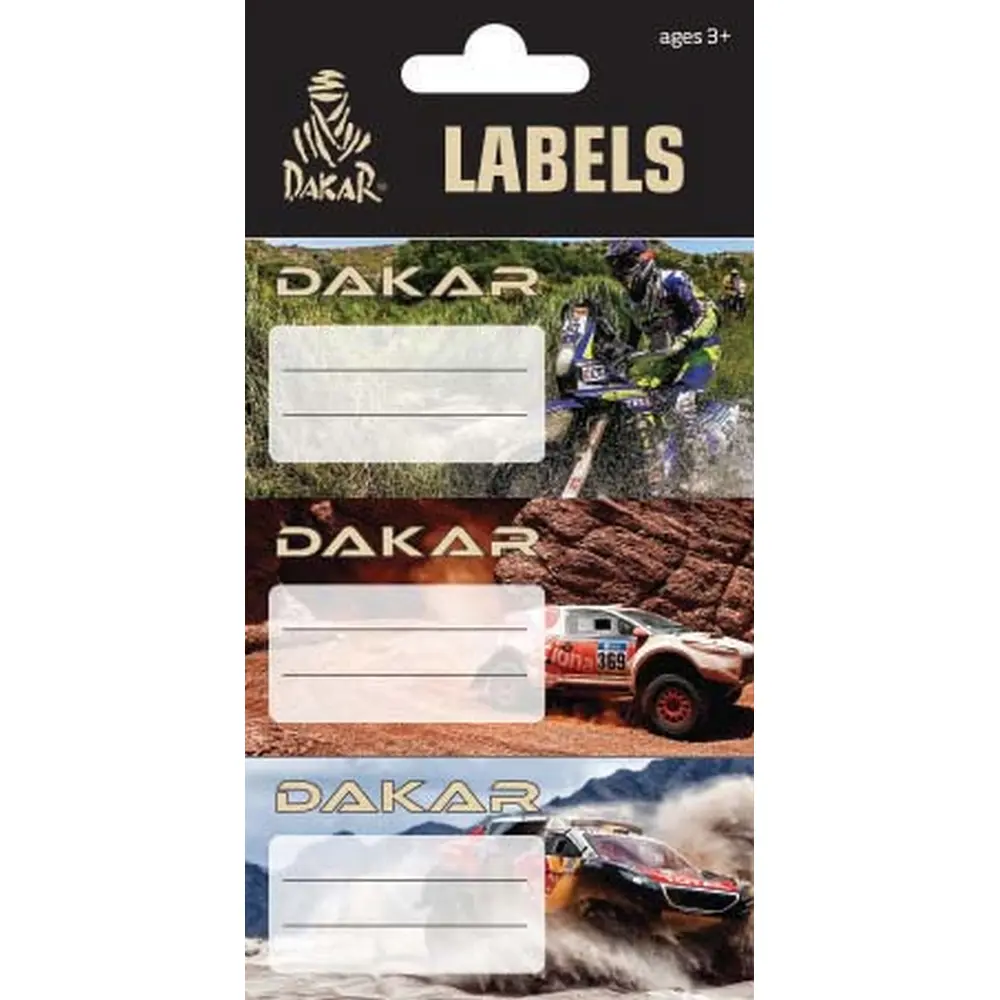 Nalepke za zvezke DAKAR 9/1