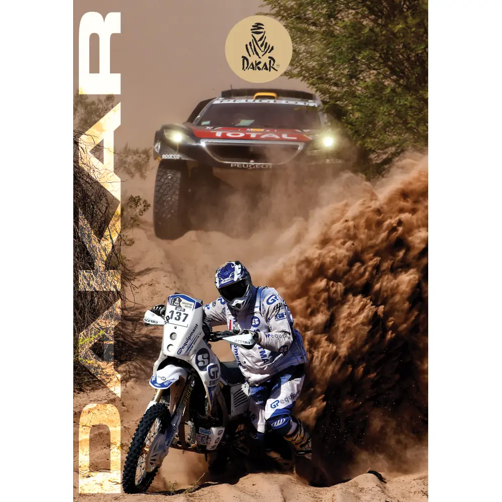 Zvezek Dakar A4 črte z robom