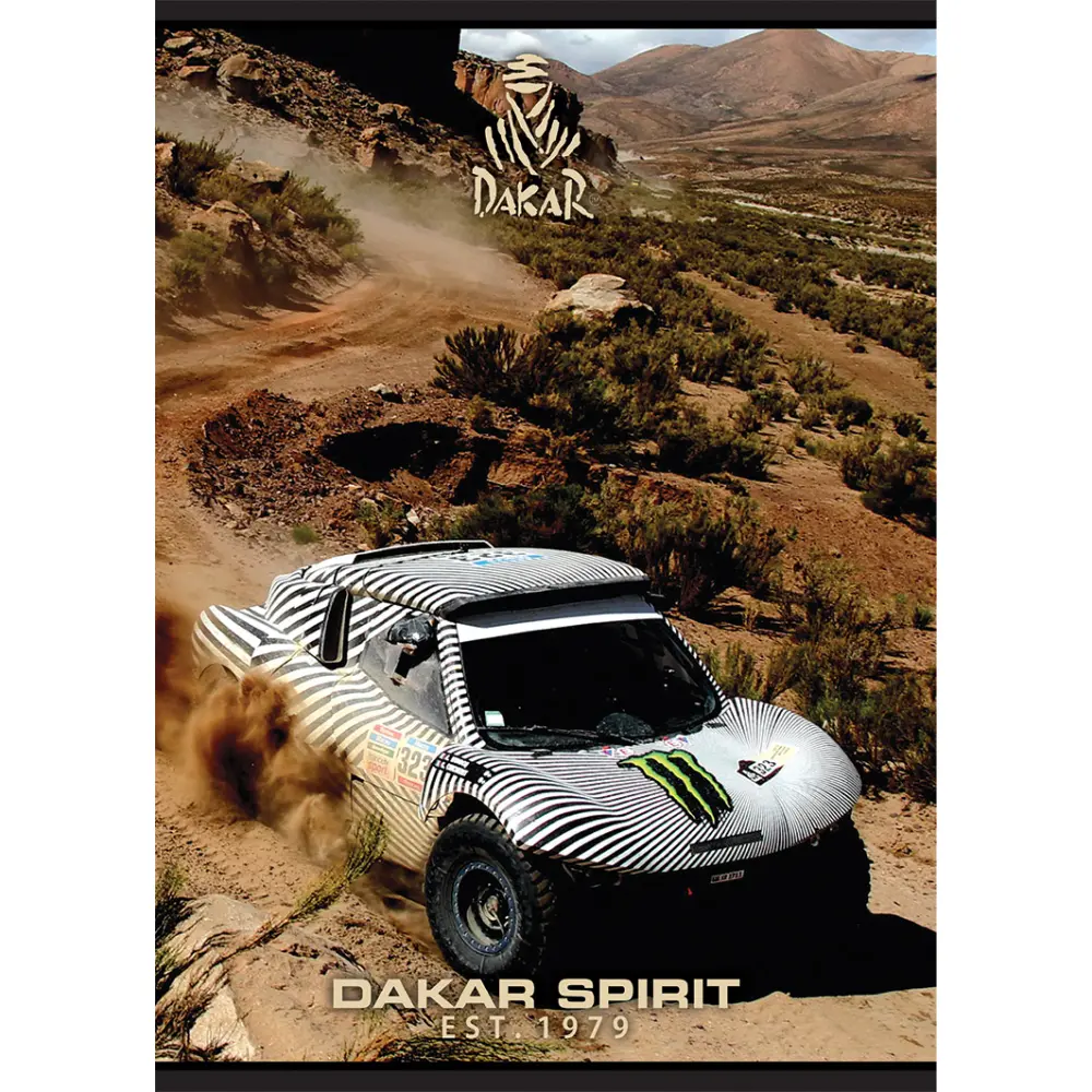 Zvezek Dakar A4 črte z robom