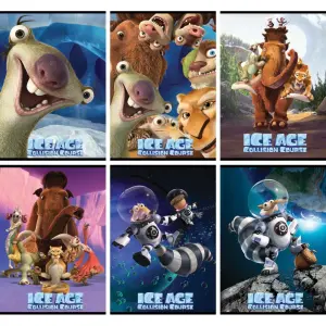 Zvezek Ice Age A4 brezčrtni