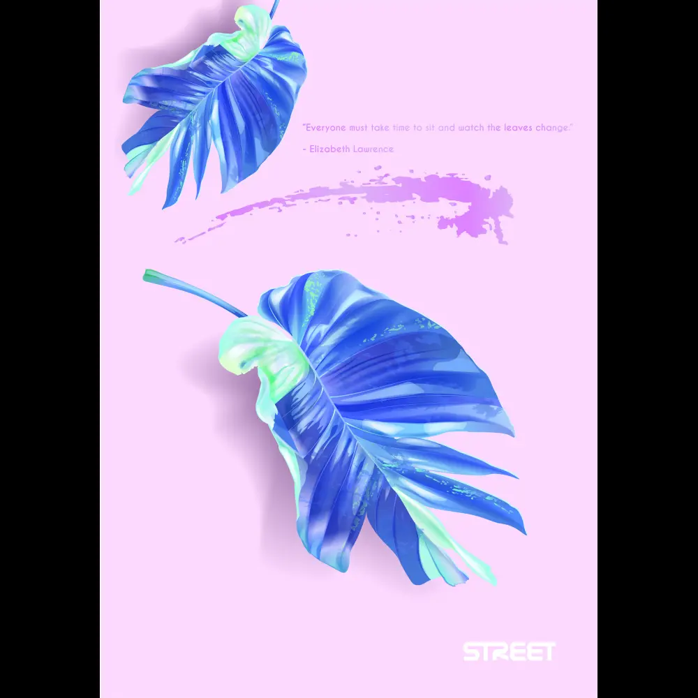 Zvezek Street Botanic A4 črte 