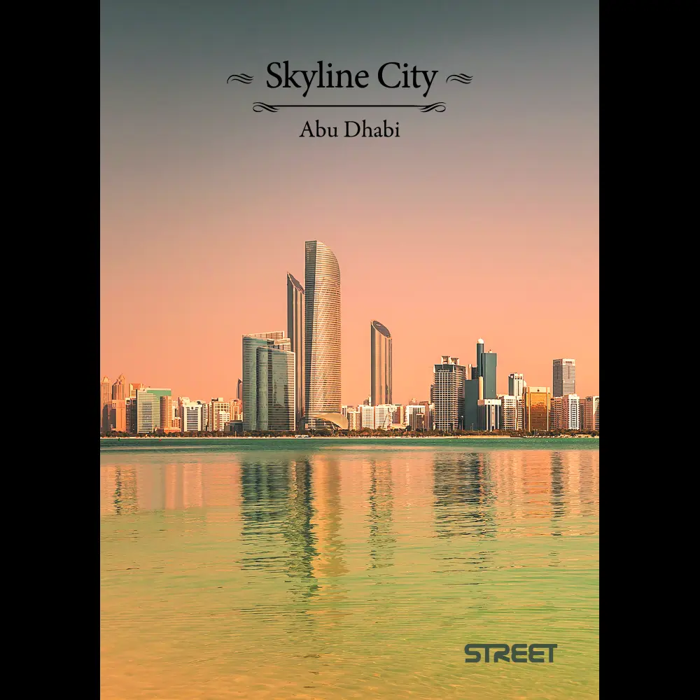 Zvezek Street Skyline A5 črte z robom