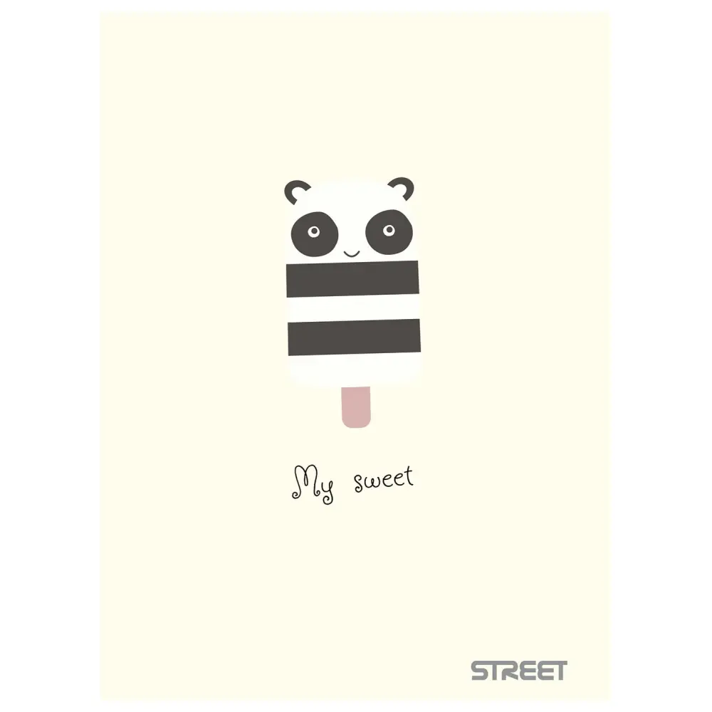 Zvezek Street Sweet A5 črte z robom