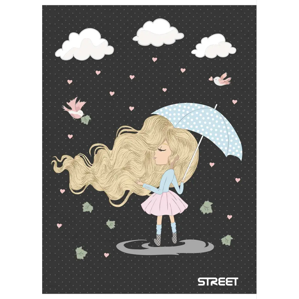 Zvezek Street Fashionista A4 brezčrtni