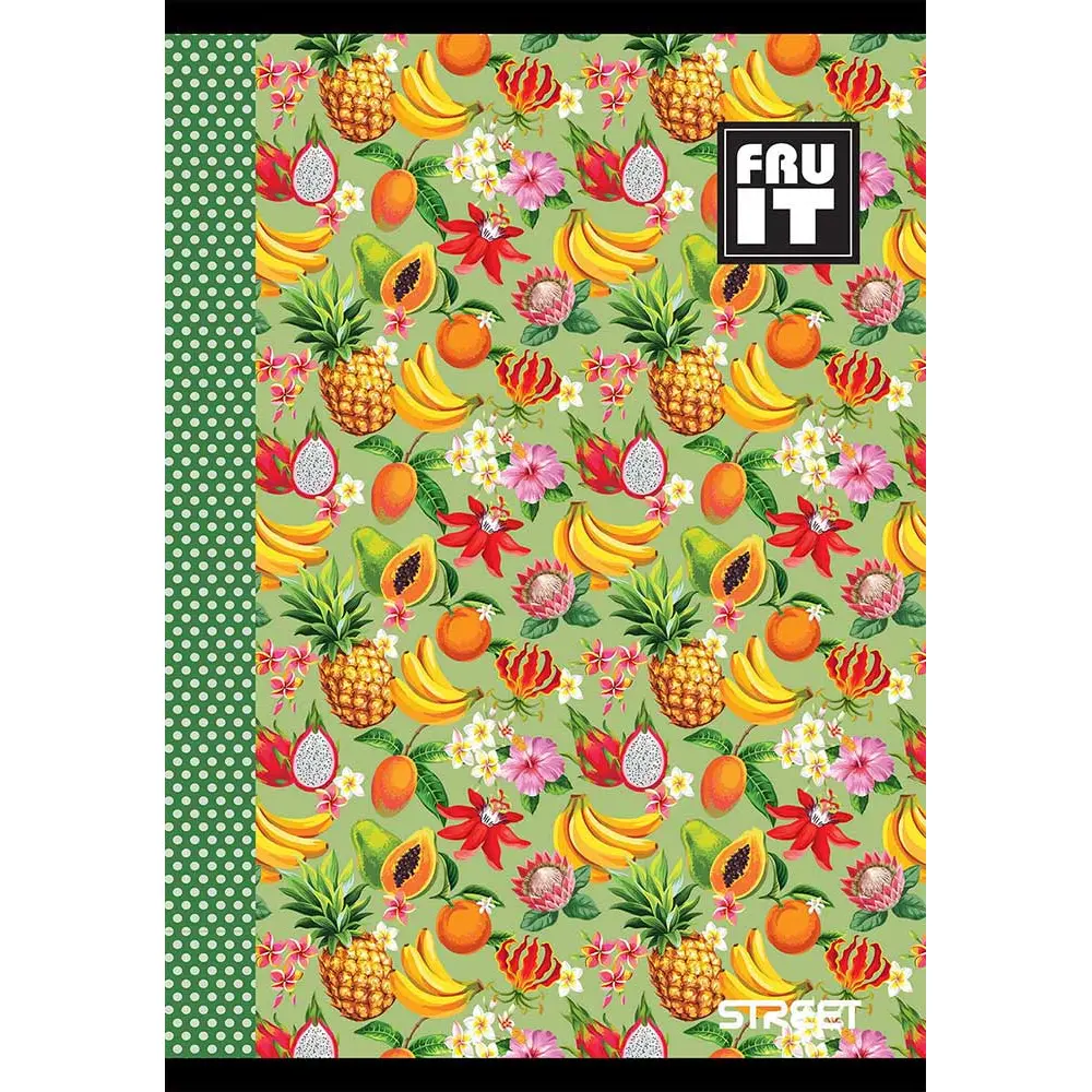 Zvezek Fruits A4 brezčrtni 80 listni